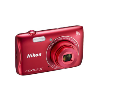 Nikon Coolpix S3700 Wifi Roja Kit